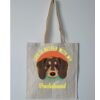 Budget Calico Tote Bag Thumbnail