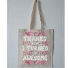 Budget Calico Tote Bag Thumbnail